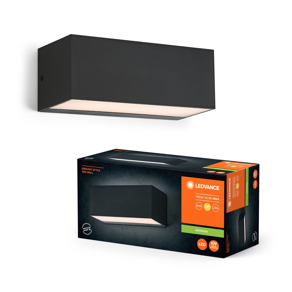Lámparas Ledvance Endura Aplique de exterior LED Gris, 1 luz main product photo