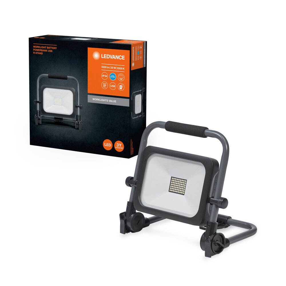 Lámparas Ledvance Worklight Focos de obra LED Gris, Negro, 1 luz main product photo