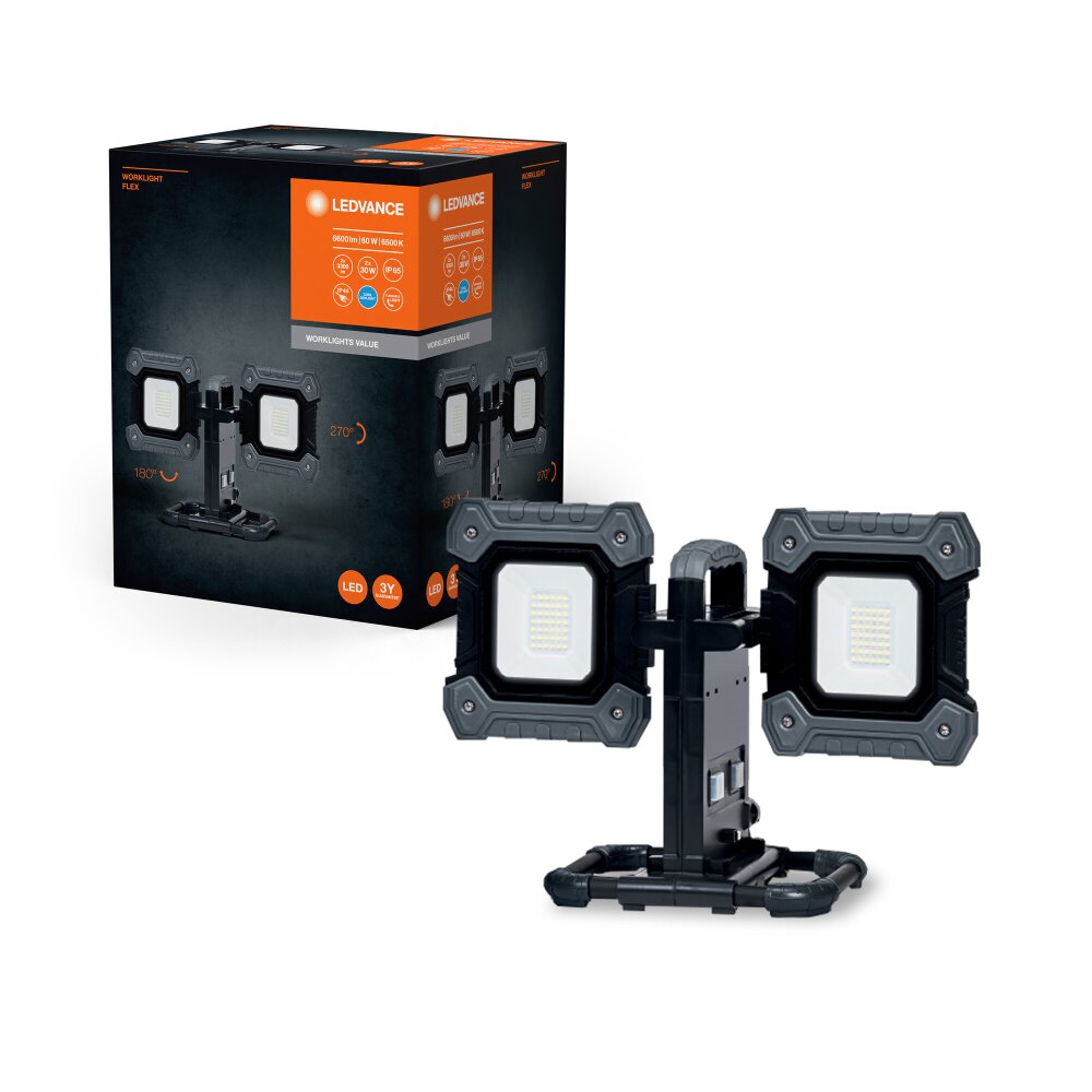 Lámparas Ledvance Worklight Focos de obra LED Gris, Negro, 1 luz main product photo