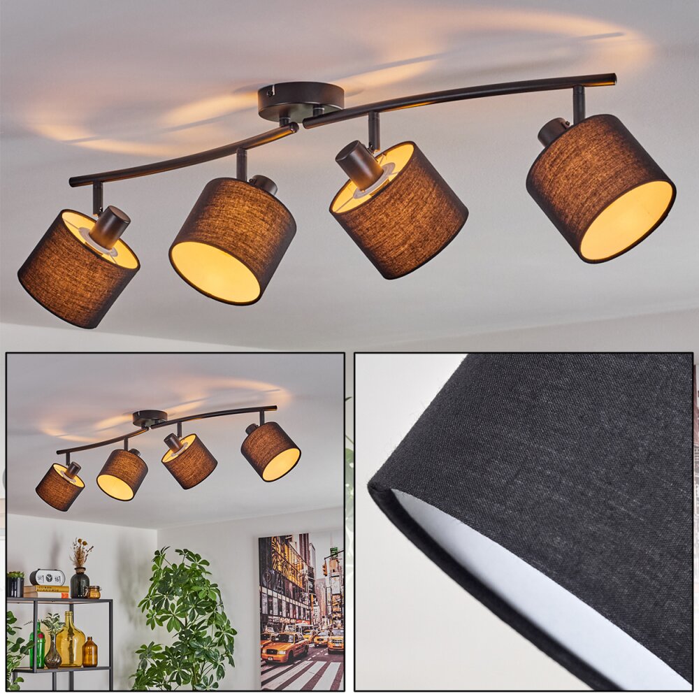 Granja Plafones Negro, 4 luces main product photo