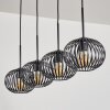 Oravi Lámparas colgantes Negro, 4 luces