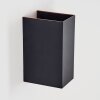 Hoods Aplique de exterior, Lámpara Up & Down, Apliques LED Cobre, Negro, 1 luz