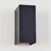 Hoods Aplique de exterior, Lámpara Up & Down, Apliques LED Cobre, Negro, 1 luz