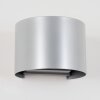 Tamarin Aplique de exterior, Lámpara Up & Down, Apliques LED Plata, 1 luz