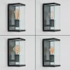 Sangbana Aplique de exterior Negro, 1 luz