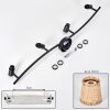 Lindberg Plafones Negro, 4 luces
