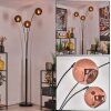 Koyoto Lámpara de pie Negro, 3 luces