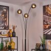 Gastor Lámpara de pie Negro, 3 luces