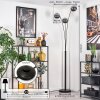 Gastor Lámpara de pie Negro, 3 luces