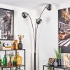 Gastor Lámpara de pie Negro, 3 luces