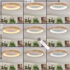 Lockeby Plafones LED Crudo, Blanca, 1 luz, Mando a distancia
