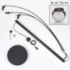 Koyoto Lámpara de pie Negro, 3 luces
