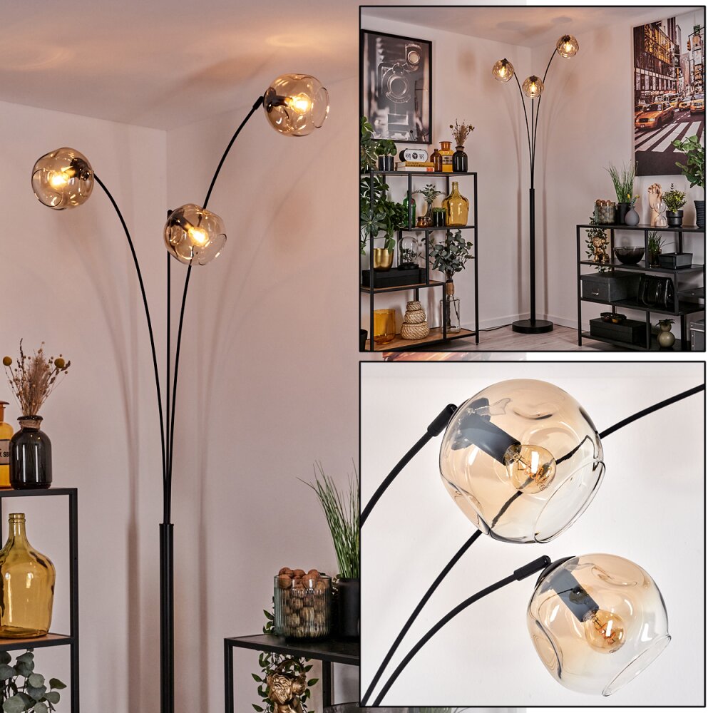Ripoll Lámpara de pie Negro, 3 luces main product photo