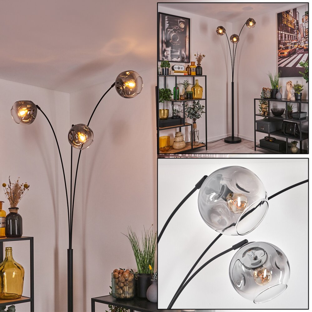 Ripoll Lámpara de pie Negro, 3 luces main product photo