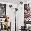 Gastor Lámpara de pie Negro, 3 luces