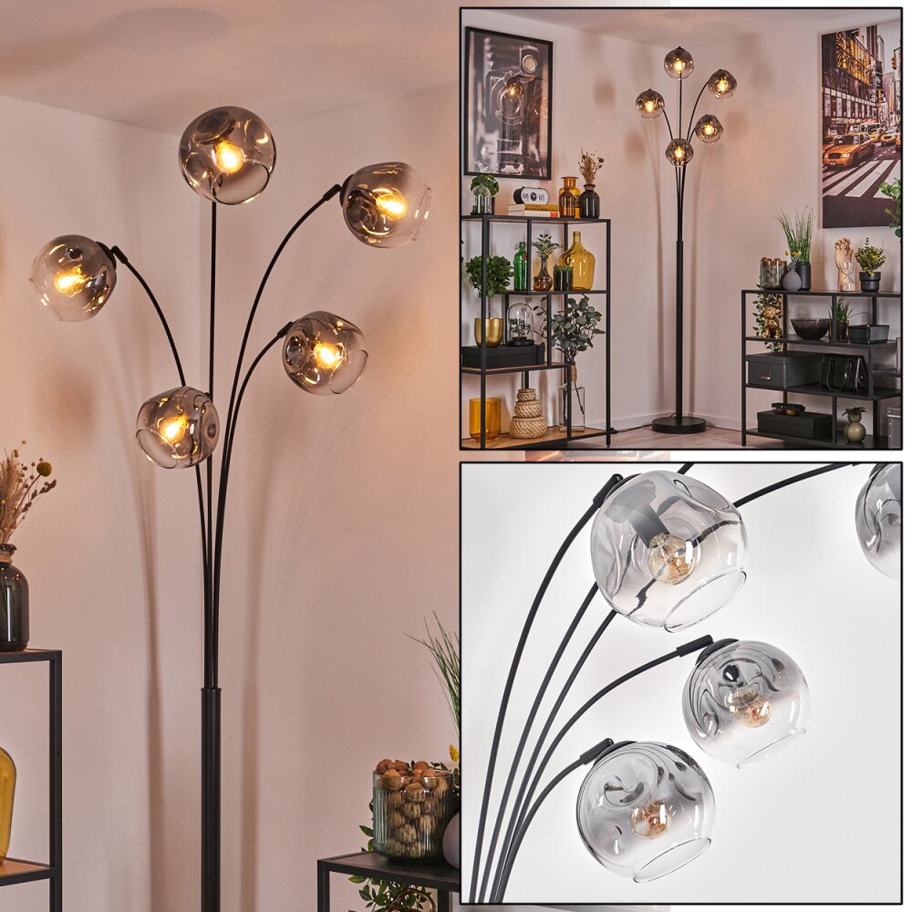 Ripoll Lámpara de pie Negro, 5 luces main product photo