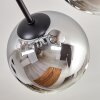 Gastor Plafones 87 cm Cromo, Transparente, 8 luces