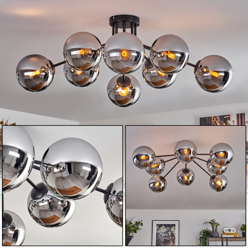 Gastor Plafones 87 cm Cromo, 8 luces main product photo