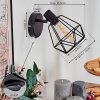 Yaak Apliques Negro, 1 luz