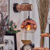Ripoll Apliques Crudo, Negro, 1 luz