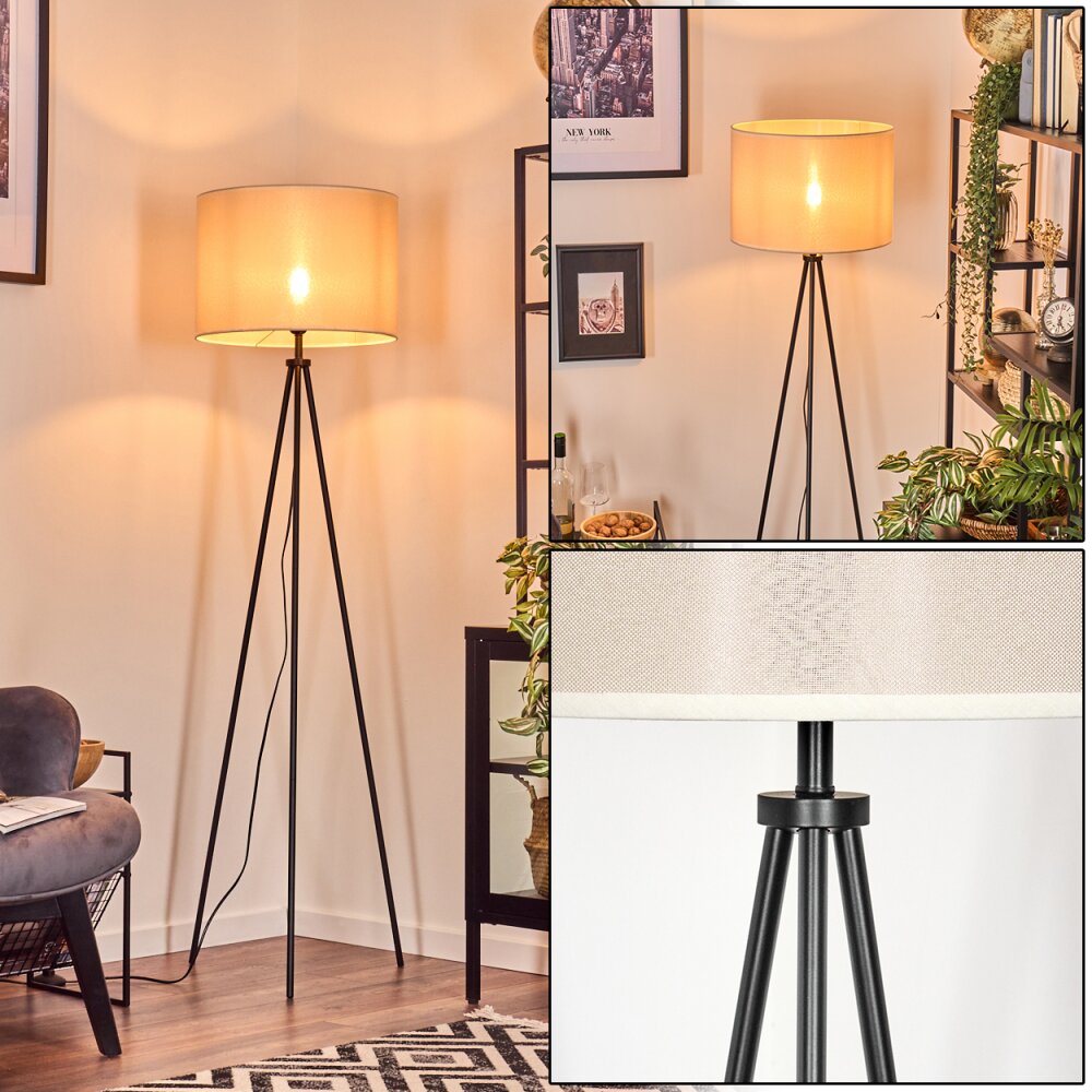 Bassagoda Lámpara de pie Negro, 1 luz main product photo