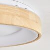Lockeby LED Crudo, Blanca, 1 luz, Mando a distancia