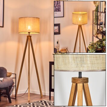 Sabadim Lámpara de pie Crudo, 1 luz