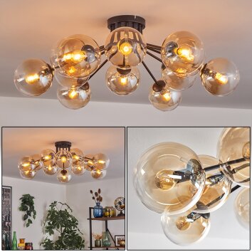 Gastor Plafones Colores ámbar, Transparente, 12 luces