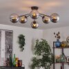 Gastor Plafones Cromo, Ahumado, 6 luces