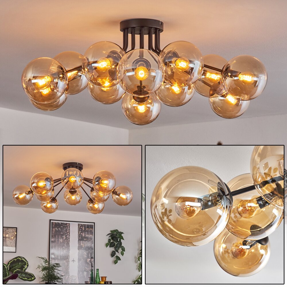 Gastor Plafones 91 cm Colores ámbar, 12 luces main product photo