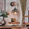 Ripoll Apliques Crudo, Negro, 1 luz
