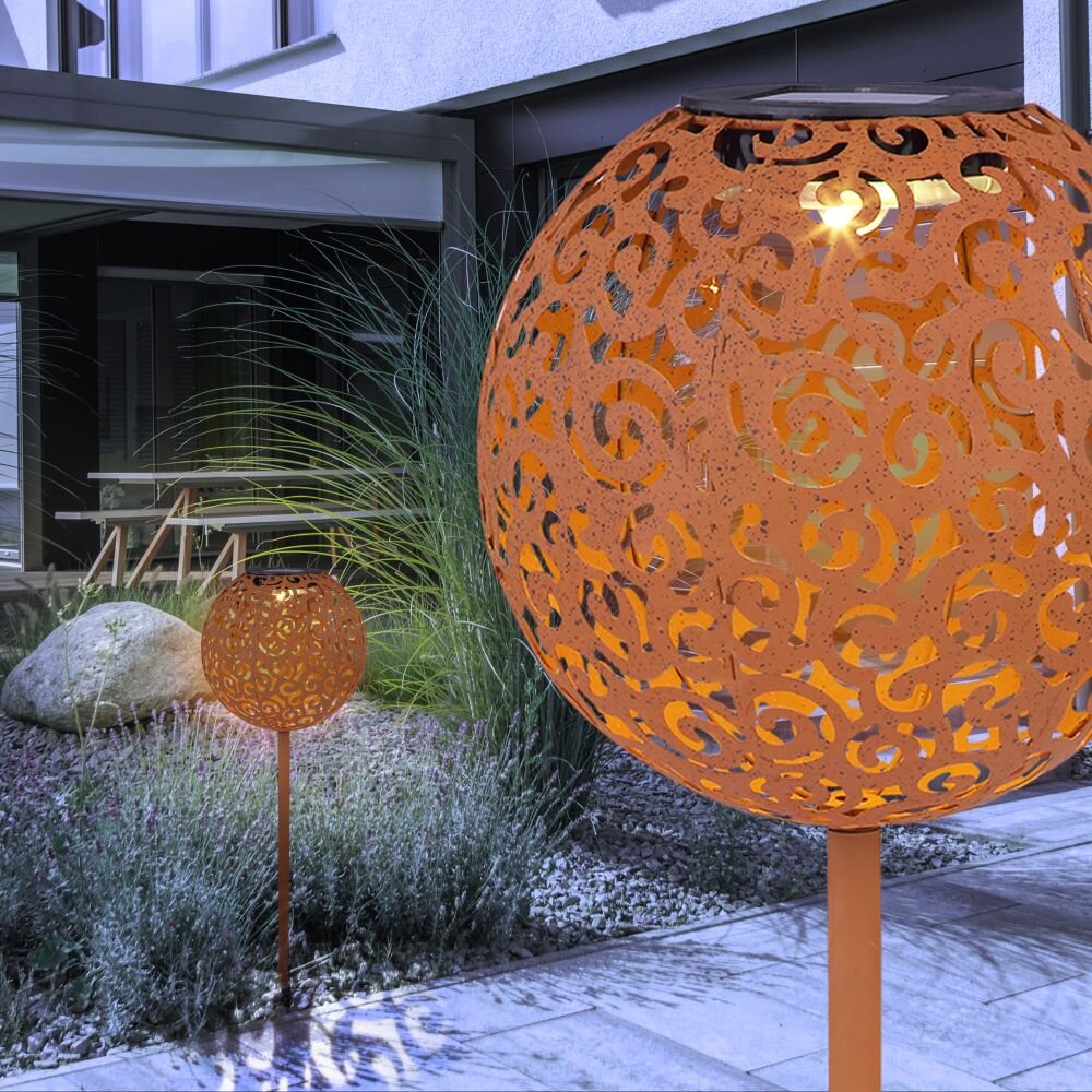 Globo SUNI Lámpara solar LED Color óxido, 1 luz main product photo