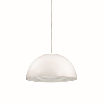 Ideal Lux DON Lámpara Colgante Blanca, 1 luz