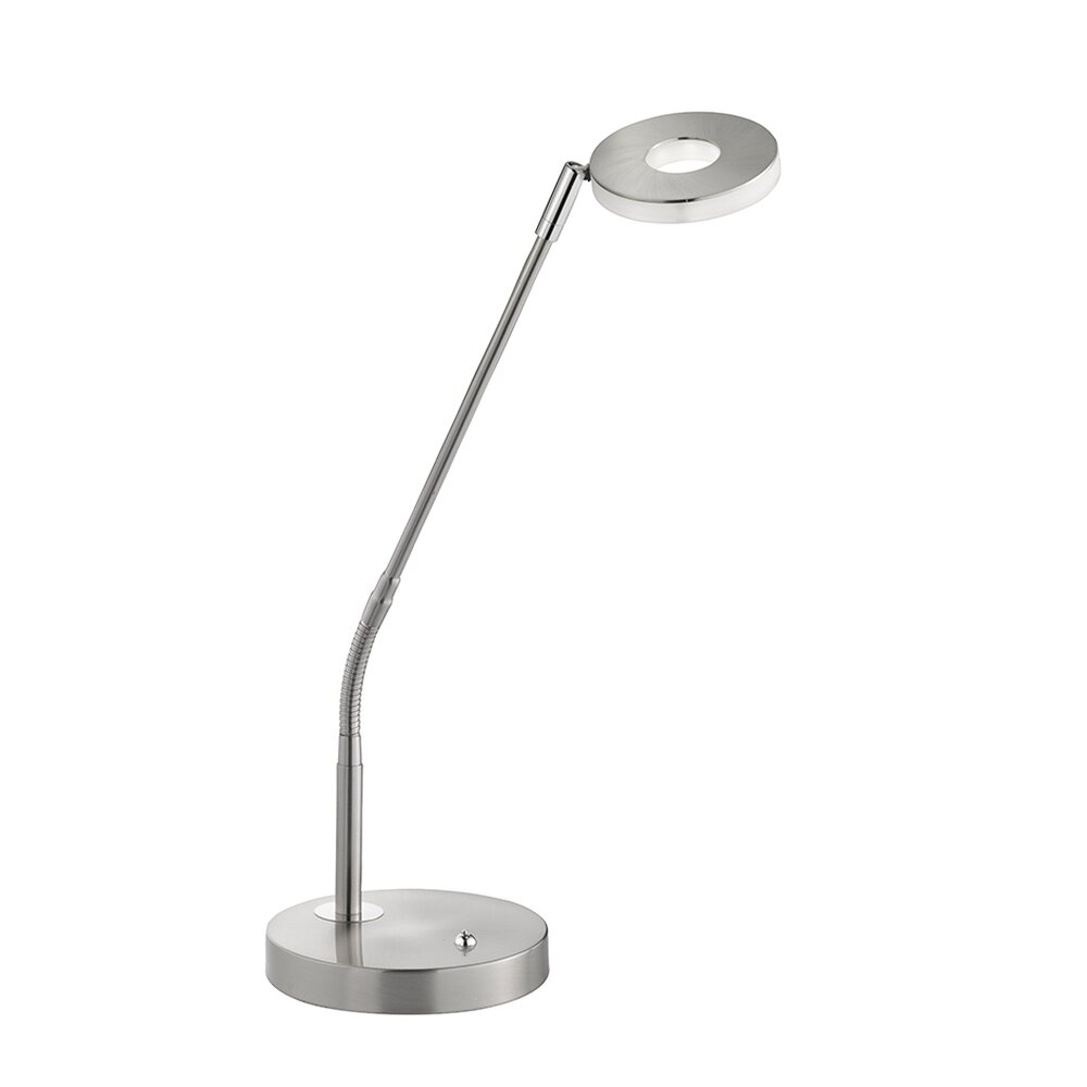 Honsel Dent Lámpara de Mesa LED Níquel-mate, 1 luz, Cambia de color main product photo