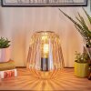 Telhais Lámparas de mesa, Lámpara lectura Colores ámbar, Negro, 1 luz