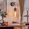 Vevino Apliques, Spot de pared Crudo, Negro, 1 luz