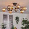 Gastor Plafones 83 cm Colores ámbar, Ahumado, 10 luces