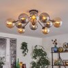 Gastor Plafones 83 cm Colores ámbar, Ahumado, 10 luces