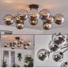 Gastor Plafones 83 cm Cromo, Ahumado, 10 luces