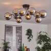Gastor Plafones 83 cm Cromo, Ahumado, 10 luces