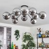 Gastor Plafones 83 cm Cromo, Ahumado, 10 luces