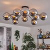 Gastor Plafones 83 cm Cromo, Ahumado, 10 luces