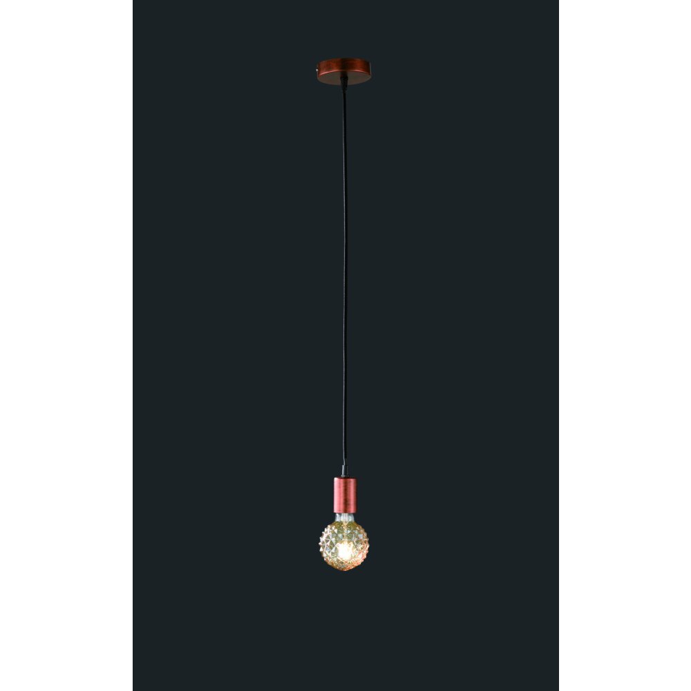 Trio-Leuchten Cord Lámpara Colgante Cobre, 1 luz main product photo