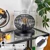 Oravi Lámparas de mesa Negro, 1 luz