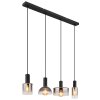 Lámparas Globo Lighting CLASSIS Lámparas suspendidas Negro, 4 luces