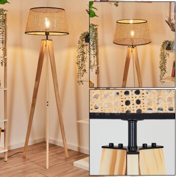 Ramila Lámpara de pie Crudo, 1 luz