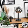 2-er Lámparas de mesa, Lámpara lectura LED Negro, 1 luz