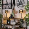 2-er Lámparas de mesa, Lámpara lectura LED Negro, 1 luz