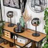 2-er Lámparas de mesa, Lámpara lectura LED Negro, 1 luz