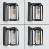 Portalis Aplique de exterior Negro, 1 luz